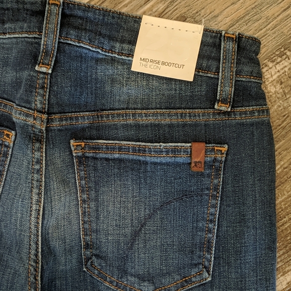 JOE'S JEANS The Icon Mid Rise Bootcut jeans Lilly wash 25x36L tall long NWT - Picture 7 of 15